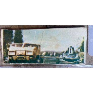 Vintage Chinese Playing Card With Truck Design Collectible